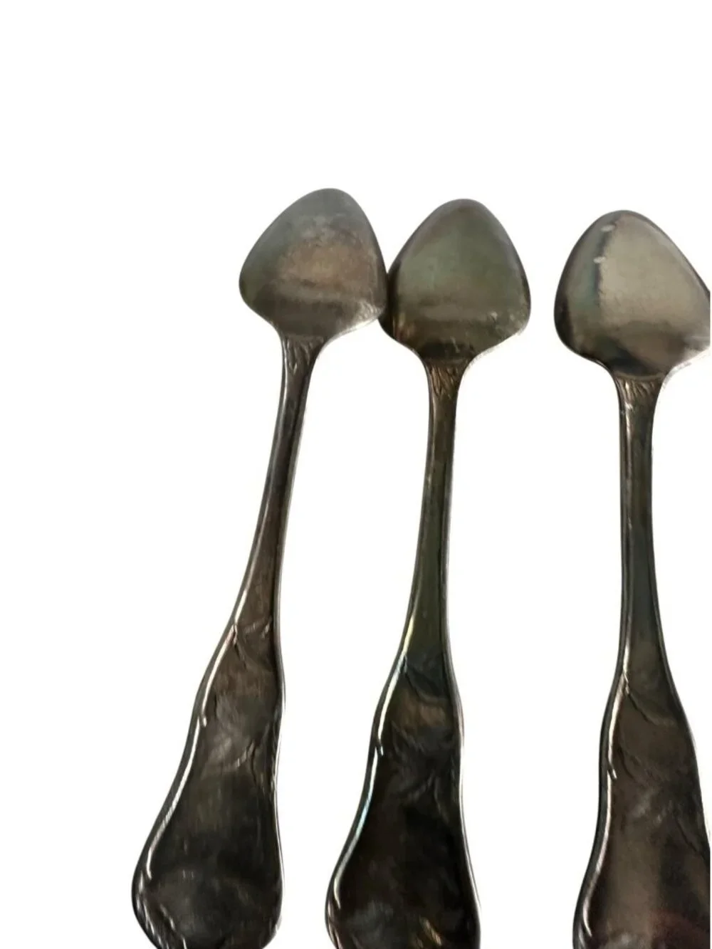 Antique 1910 Rogers & Son AA Sunkist Pattern Set Of 6 Spoons Silverplate